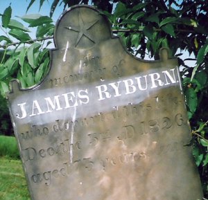 James Ryburn's Gravestone, Chartiers