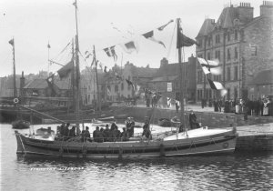 The lifeboat 'John Ryburn' at Stronsay, 1909