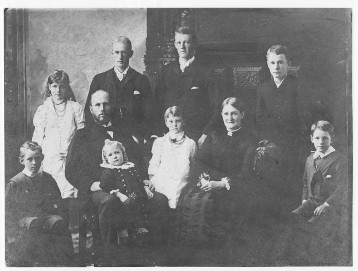 Robert and Sophia Ryburn's Family, 1886