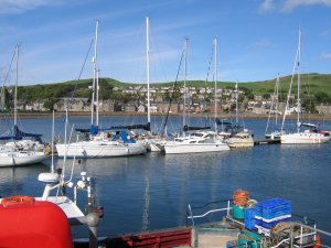 Yachts in Campbeltown Loch