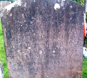 Farmer James' Gravestone