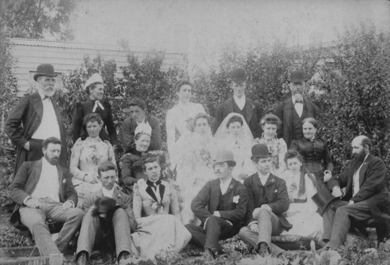 Wedding of Mid and Anna, 1892 Wedding of Mid and Anna, 1892