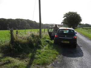 Site of the old Ryburn Manor, near Dunlop